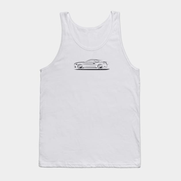 2015-2022 Mustang Fastback Tank Top by PauHanaDesign